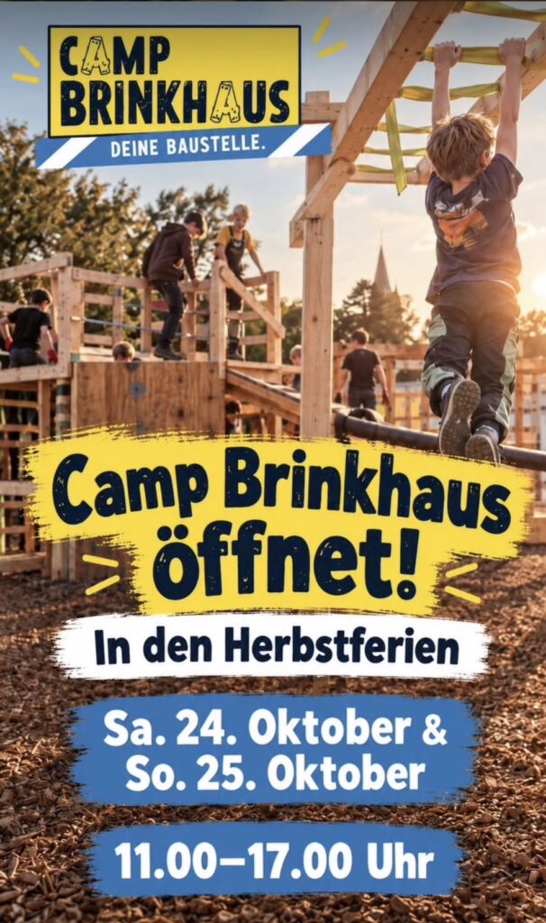 Camp Brinkhaus öffnet am 24. + 25. Oktober seine Pforten