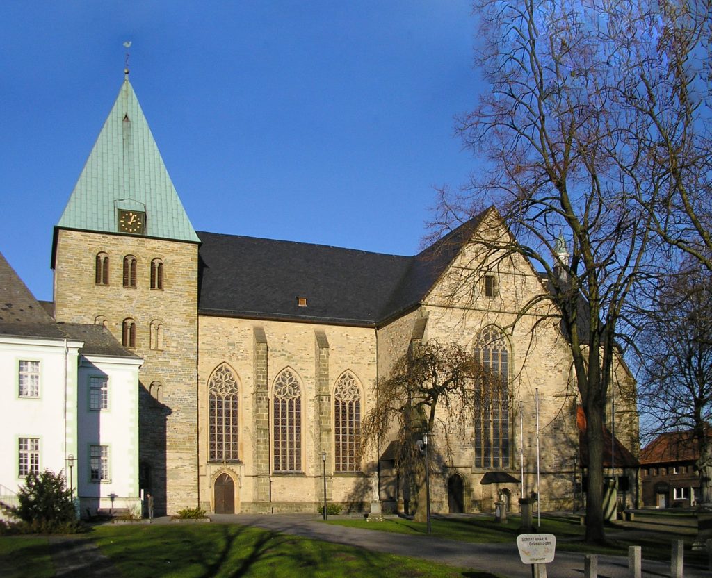 Abteigebäude in Liesborn. Foto: Chris06, gemeinfrei, Wikimedia Commons.