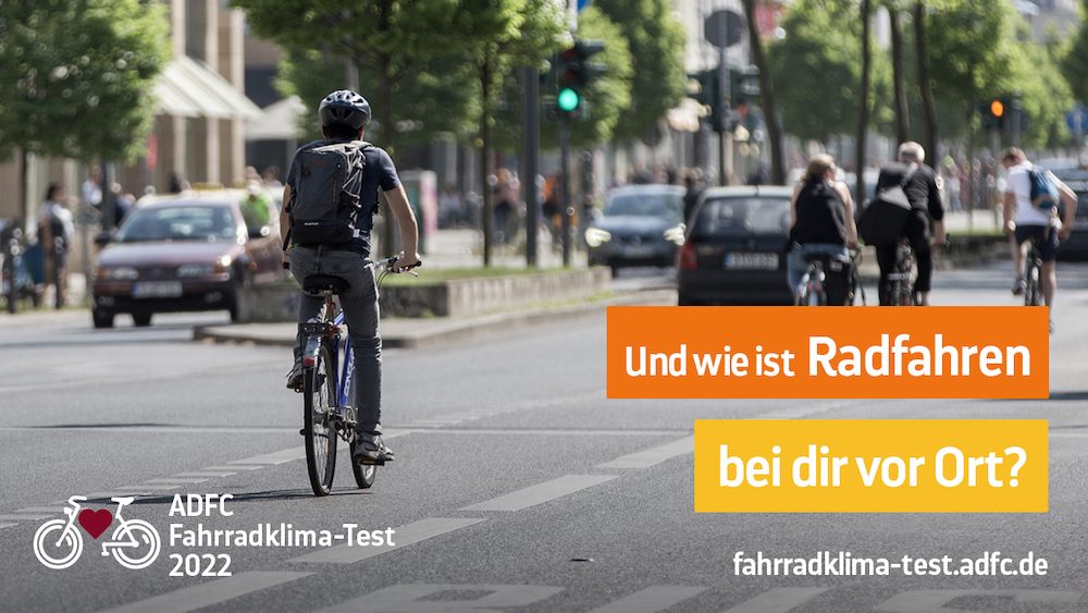 ADFC-Fahrradklima-Test 2022 läuft noch bis Ende November