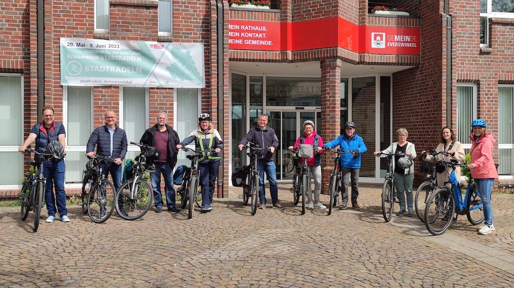 Everswinkeler gehen beim kreisweiten Stadtradeln mit gutem Beispiel voran