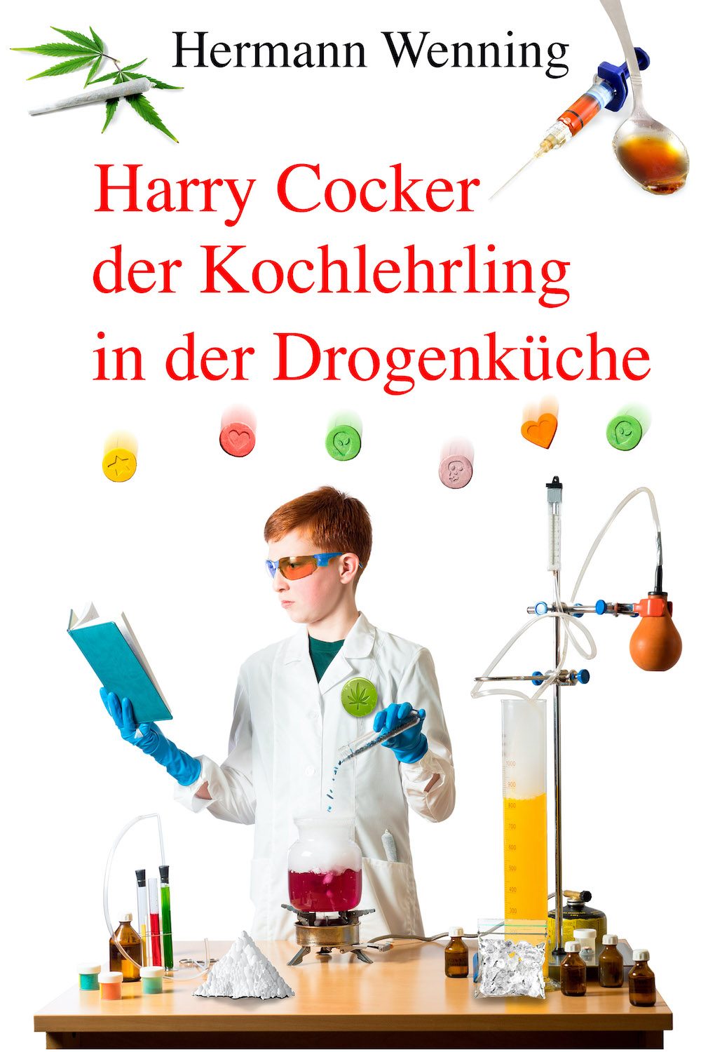 Hermann Wenning präsentiert am 17. März  sein neues Buch “Harry Cocker der Kochlehrling in der Drogenküche” in der Ahlener Stadtbücherei