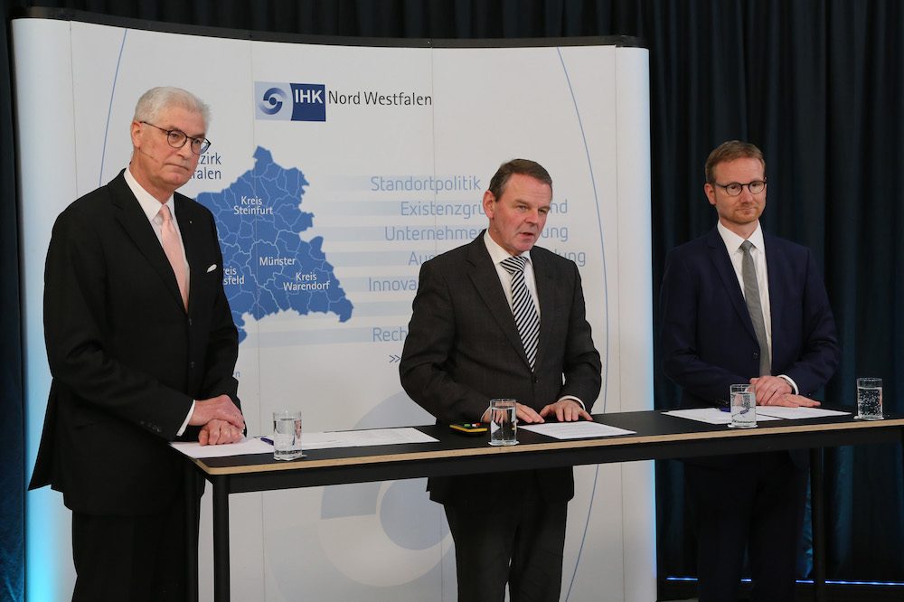 Der Inflationsdruck bleibt   –   Erstes Konjunkturforum der IHK Nord Westfalen